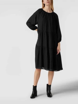 Sukienka midi z wiskozy model ‘Tiia’ drykorn