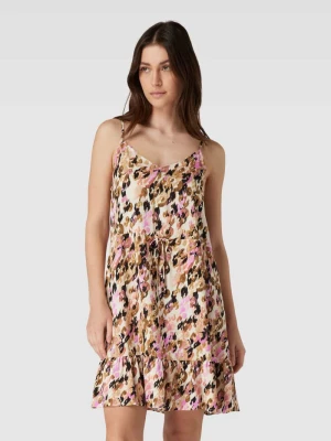 Sukienka midi z wiskozy z dekoltem w serek model ‘EASY’ Vero Moda