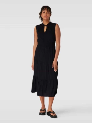 Sukienka midi z wiskozy z efektem stopniowania model ‘NOVA’ Only