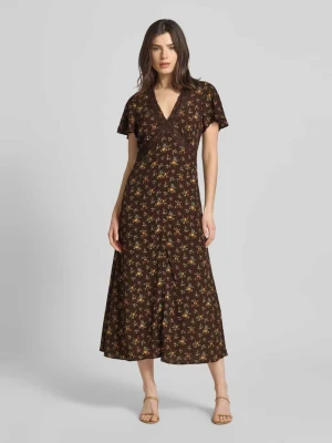 Sukienka midi z wiskozy z kwiatowym wzorem Jake*s Casual