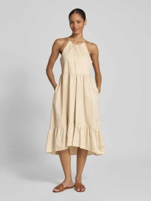 Sukienka midi z wpuszczanymi kieszeniami Armani Exchange