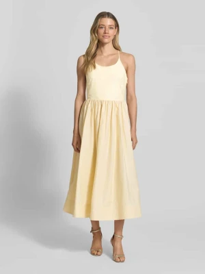 Sukienka midi z wpuszczanymi kieszeniami model 'COVER' SUNCOO PARIS