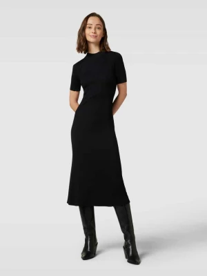 Sukienka midi z wycięciem na plecach model ‘Shariby’ HUGO