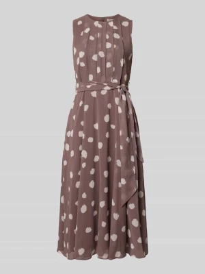 sukienka midi z zakładkami Christian Berg Cocktail
