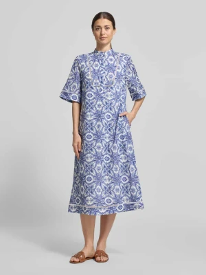 Sukienka midi z zakrytym zapięciem na guziki model 'Desa' Joop!