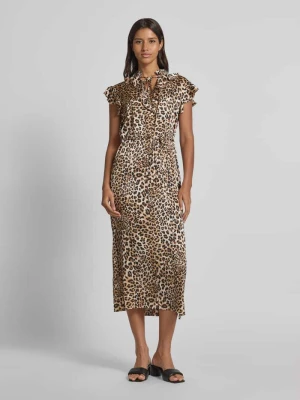 Sukienka midi ze stójką model ‘Baylin’ FREE/QUENT