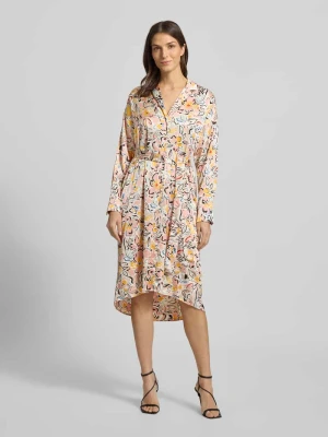 Sukienka midi ze wzorem na całej powierzchni Christian Berg Woman Selection