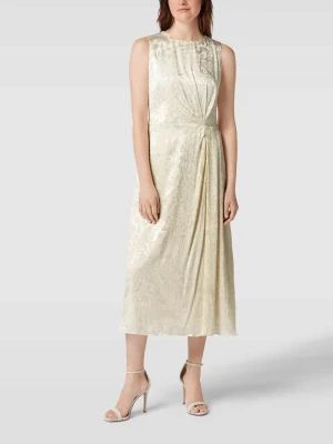 Sukienka midi ze wzorem na całej powierzchni Lauren Ralph Lauren