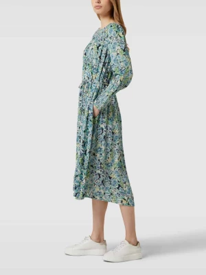 Sukienka midi ze wzorem na całej powierzchni model ‘FRNynne’ Fransa