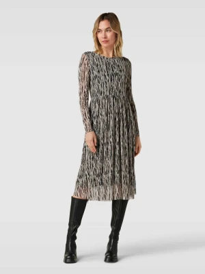 Sukienka midi ze wzorem na całej powierzchni Smith and Soul