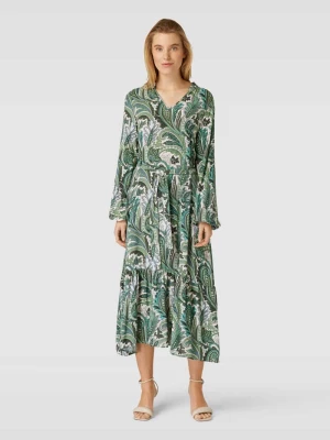 Sukienka midi ze wzorem paisley model ‘Donia’ Soyaconcept