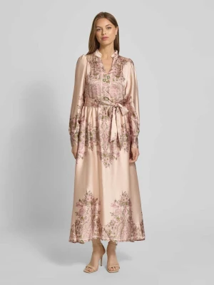 Sukienka midi ze wzorem paisley model ‘Nova’ NEO NOIR