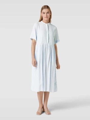 Sukienka midi ze wzorem w paski model ‘Allysia’ Soft Rebels