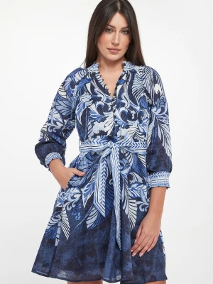 Sukienka mini lniana HALE BOB