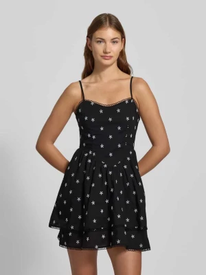 Sukienka mini na regulowanych, cienkich ramiączkach Gina Tricot