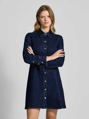 Sukienka mini o kroju regular fit z imitacji denimu model ‘Classic’ Calvin Klein Jeans