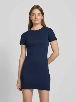 Sukienka mini taliowana z czystej bawełny Tommy Hilfiger