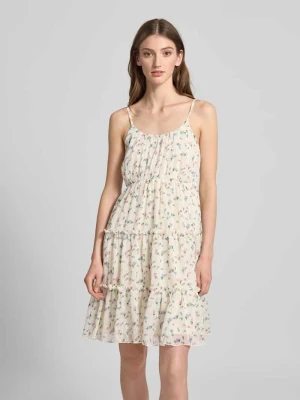 Sukienka mini taliowana z marszczeniem model ‘DINA’ Only