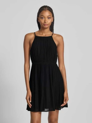 Sukienka mini taliowana z plisami model ‘LIVA’ Only