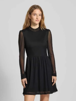 Sukienka mini taliowana z siateczki model ‘ERICA’ Only