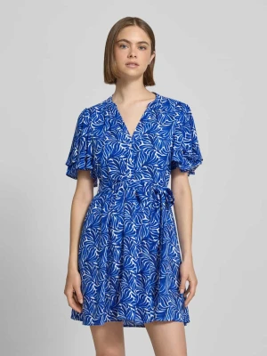 Sukienka mini taliowana z wiązanym paskiem model ‘NOVA’ Only