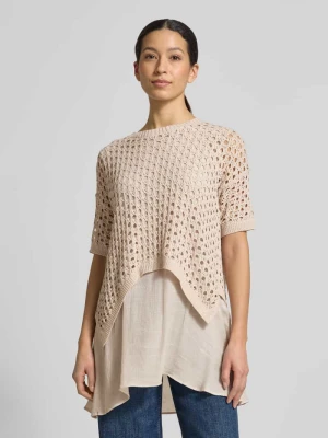 sukienka mini w efekcie 2 w 1 Apricot