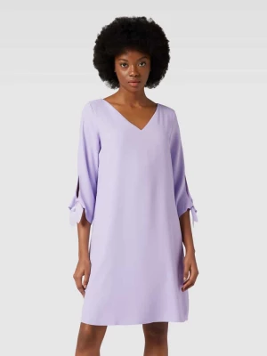 Sukienka mini w jednolitym kolorze Esprit