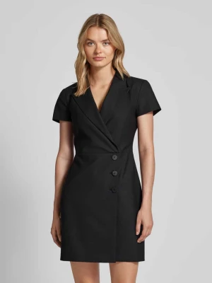 Sukienka mini w kopertowym stylu model ‘Kamelissa’ HUGO