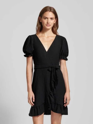 Sukienka mini w stylu kopertowym Gina Tricot