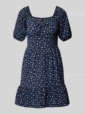 Sukienka mini z bufiastymi rękawami model 'HILLARY' Only