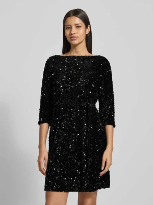 Sukienka mini z cekinowym obszyciem model ‘FAITH’ Vila