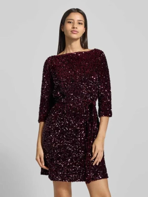 Sukienka mini z cekinowym obszyciem model ‘FAITH’ Vila