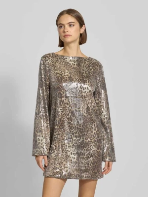 Sukienka mini z cekinowym obszyciem model ‘JESSY’ Noisy May