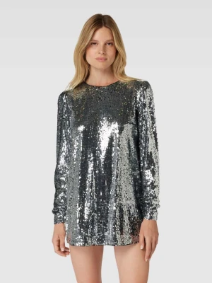 Sukienka mini z cekinowym obszyciem na całej powierzchni — Michi von Want X P&C*