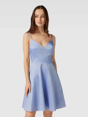 sukienka mini z cienkimi ramiączkami luxuar