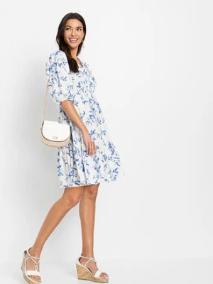 Sukienka mini z czystej bawełny bonprix