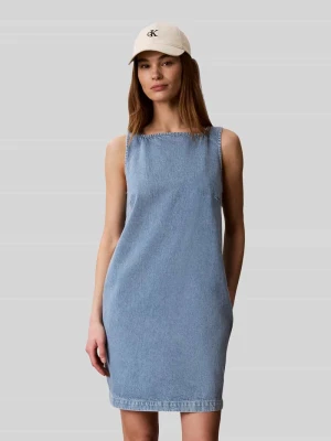 Sukienka mini z czystej bawełny Calvin Klein Jeans