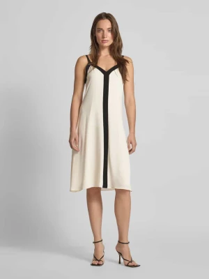 Sukienka mini z dekoltem w serek model ‘KOLORA’ Lauren Ralph Lauren