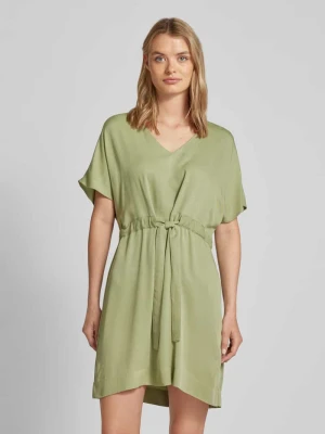 Sukienka mini z dekoltem w serek model ‘MAAHALIA’ ARMEDANGELS