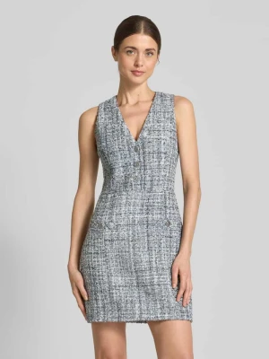 Sukienka mini z dekoltem w serek model ‘SADIE’ Guess