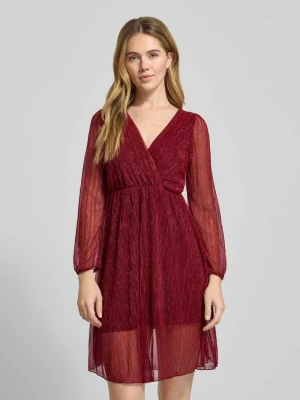 Sukienka mini z dekoltem w serek ZABAIONE