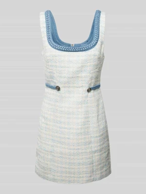 Sukienka mini z efektem bouclé model ‘TOSCA’ Guess