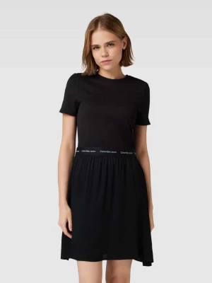 Sukienka mini z efektem stopniowania Calvin Klein Jeans