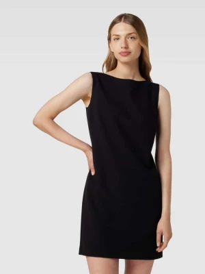Sukienka mini z fakturowanym wzorem comma