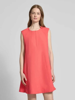 Sukienka mini z fakturowanym wzorem DKNY