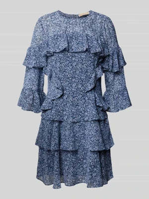 Sukienka mini z falbanami MICHAEL Michael Kors