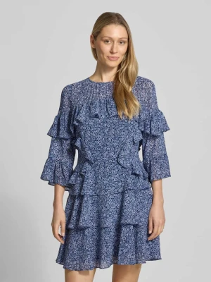 Sukienka mini z falbanami MICHAEL Michael Kors