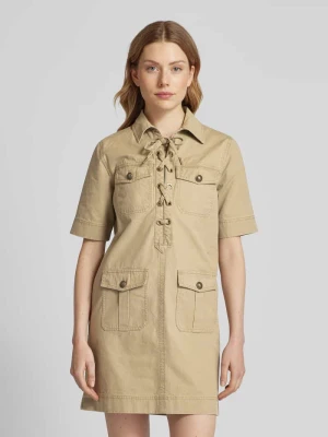 Sukienka mini z kieszeniami z patką model ‘RECORD’ Zadig & Voltaire