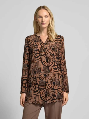 Sukienka mini z kołnierzem z lamówką Christian Berg Woman