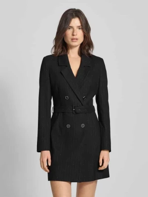 Sukienka mini z kołnierzem z połami model ‘ZANITA’ Guess